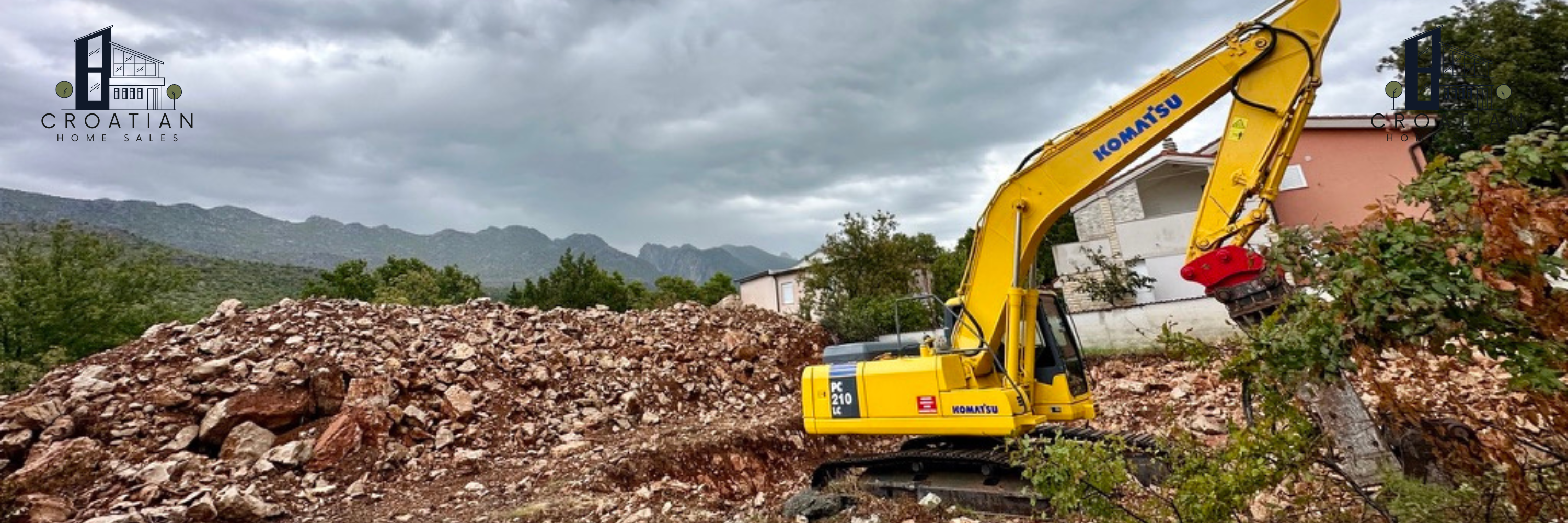 Exciting Progress: Construction and Excavation Underway in Seline, Croatia!